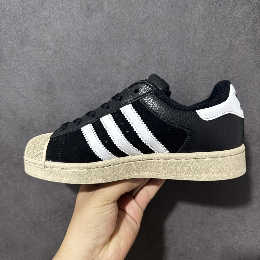 图片[2]-【公司级】Adidas Originals SUPERSTAR II 经典贝壳头板鞋 官网同步 实拍首发渠道正品订单 诠释市场最高工艺水平区别市面普通真标版本，进出专柜无压力 货号：KJ9948 尺码：35.5-45-选品中心