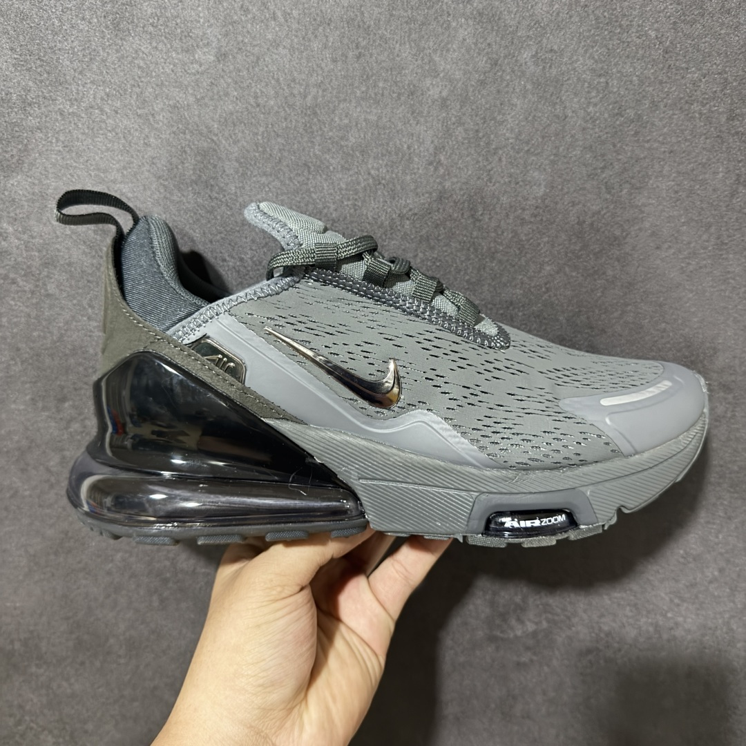 【公司级】Nike Air Max 270 Premium 耐克 运动缓震 大气垫休闲跑步鞋 时尚舒适的穿着感受和出众格调 鞋款设计灵感源自Air Max经典 搭配大型窗口和新颖配色 彰显的出众创新 缔造非凡舒适的日常穿着体验 从跑步运动汲取设计灵感 打造利落外观 让你时刻彰显风范 货号：IO9883-006 尺码：36-45带半码-选品中心