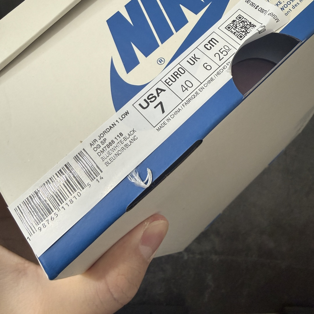 Travis Scott x Air Jordan AJ1 Low OG SP TS联名倒钩低帮 黑蓝倒钩定制款 DM7 Travis Scott x Air Jordan AJ1 Low OG SP TS联名倒钩低帮 黑蓝倒钩定制款 DM7