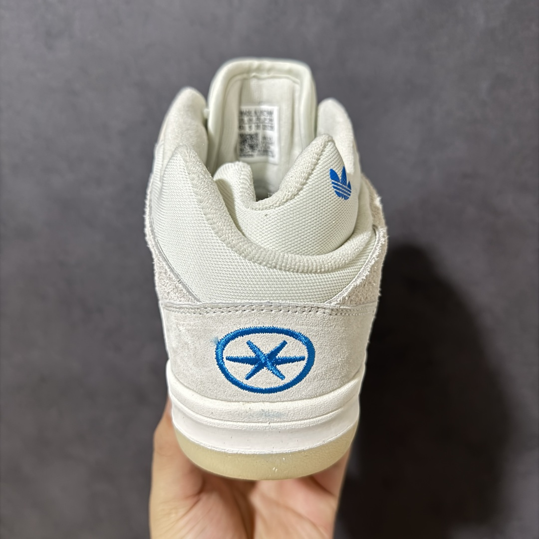 图片[4]-【公司级】Adidas × Bad Bunny Badbo 1.0 经典百搭 中帮 篮球鞋 Bad Bunny联名款篮球鞋，中帮设计兼顾运动与日常，米色皮质鞋面搭配复古造型，适合搭配宽松服饰出街或休闲运动场合。 货号：KJ1468 尺码：36-46（半）-选品中心