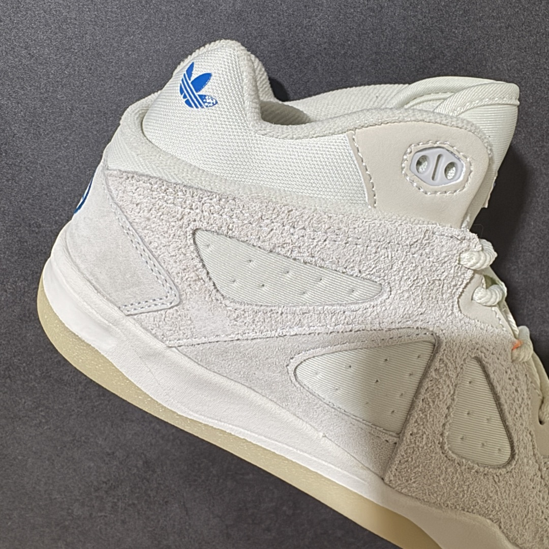 图片[7]-【公司级】Adidas × Bad Bunny Badbo 1.0 经典百搭 中帮 篮球鞋 Bad Bunny联名款篮球鞋，中帮设计兼顾运动与日常，米色皮质鞋面搭配复古造型，适合搭配宽松服饰出街或休闲运动场合。 货号：KJ1468 尺码：36-46（半）-选品中心