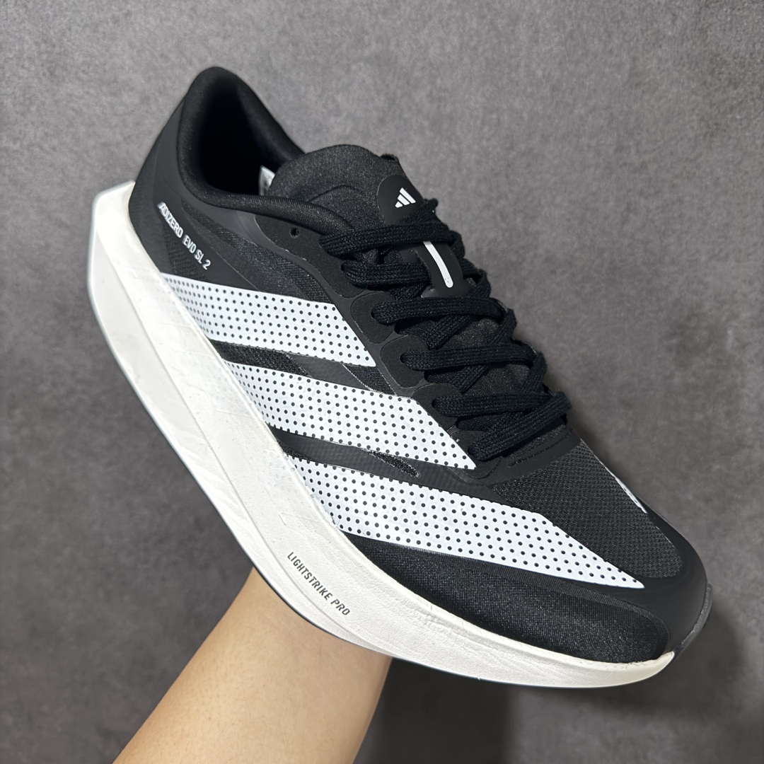 图片[3]-【公司级】AD ADIZERO EVO SL 2 阿迪超轻透气缓震跑鞋 以令人难以置信的138克重量，刷新了跑鞋轻量化的记录，阿迪在材料科学和工艺技术上的深厚积累。 全新鞋款采用Lightweight Upper材料，让穿着者几乎能够体验到一种\”裸足\”的感觉 货号：SL2632 尺码：36-45-选品中心