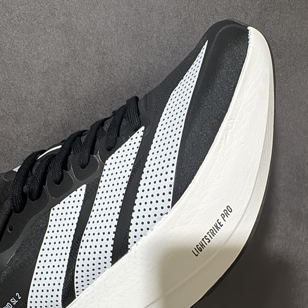 图片[8]-【公司级】AD ADIZERO EVO SL 2 阿迪超轻透气缓震跑鞋 以令人难以置信的138克重量，刷新了跑鞋轻量化的记录，阿迪在材料科学和工艺技术上的深厚积累。 全新鞋款采用Lightweight Upper材料，让穿着者几乎能够体验到一种\”裸足\”的感觉 货号：SL2632 尺码：36-45-选品中心
