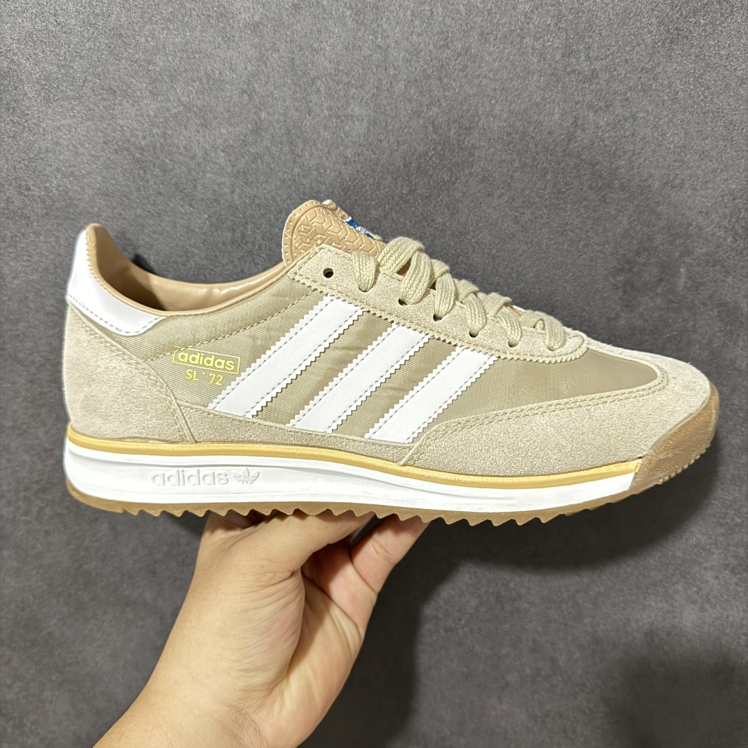 【公司级】AD Originals SL 72 RS 休闲防滑耐磨低帮板鞋 经典低帮设计和橡胶外底，采用舒爽尼龙鞋面，绒面革饰面和皮革细节 搭载着 Ecotex 鞋舌，更添质感，EVA 中底设计助你舒适出行 货号：JQ9554 尺码：36-45-选品中心
