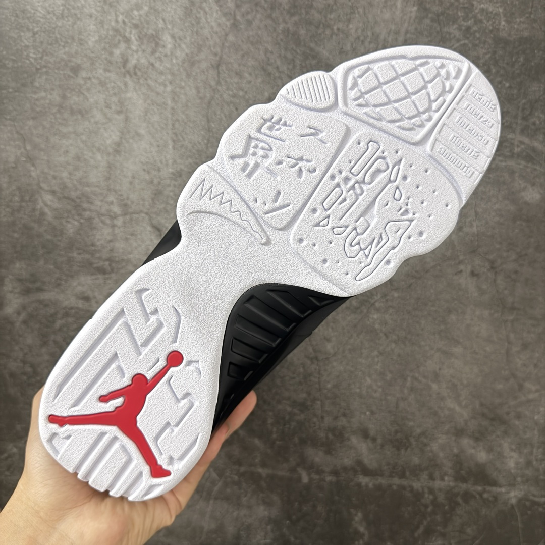 图片[9]-【GX纯原】Air Jordan AJ9 Retro OG 白黑 IX6179-100 高端零售特供批次 产品品控稳定性领先行业 各方面均可对飙L版 良心定价不杀猪 SZ原厂全套原楦原纸板冲刀磨具开发 原厂皮料加持 原厂港宝加持定型后跟R度完美 同源原厂电绣 飞翼针数密度立体效果一致 百分百一致原鞋 原厂拉帮工艺 针距密度一致 后跟弧度收口自然不对折 极致一眼正品既视感 进口玻璃冲刀皮料裁剪零毛边 全鞋电脑针车工艺 品控清洁度最高QC检验标准 免检产品 原厂订购鞋盒、鞋标、防尘纸、鞋撑、鞋带 追求极致的原厂味道 尺码：40 40.5 41 42 42.5 43 44 44.5 45 46 47.5-选品中心