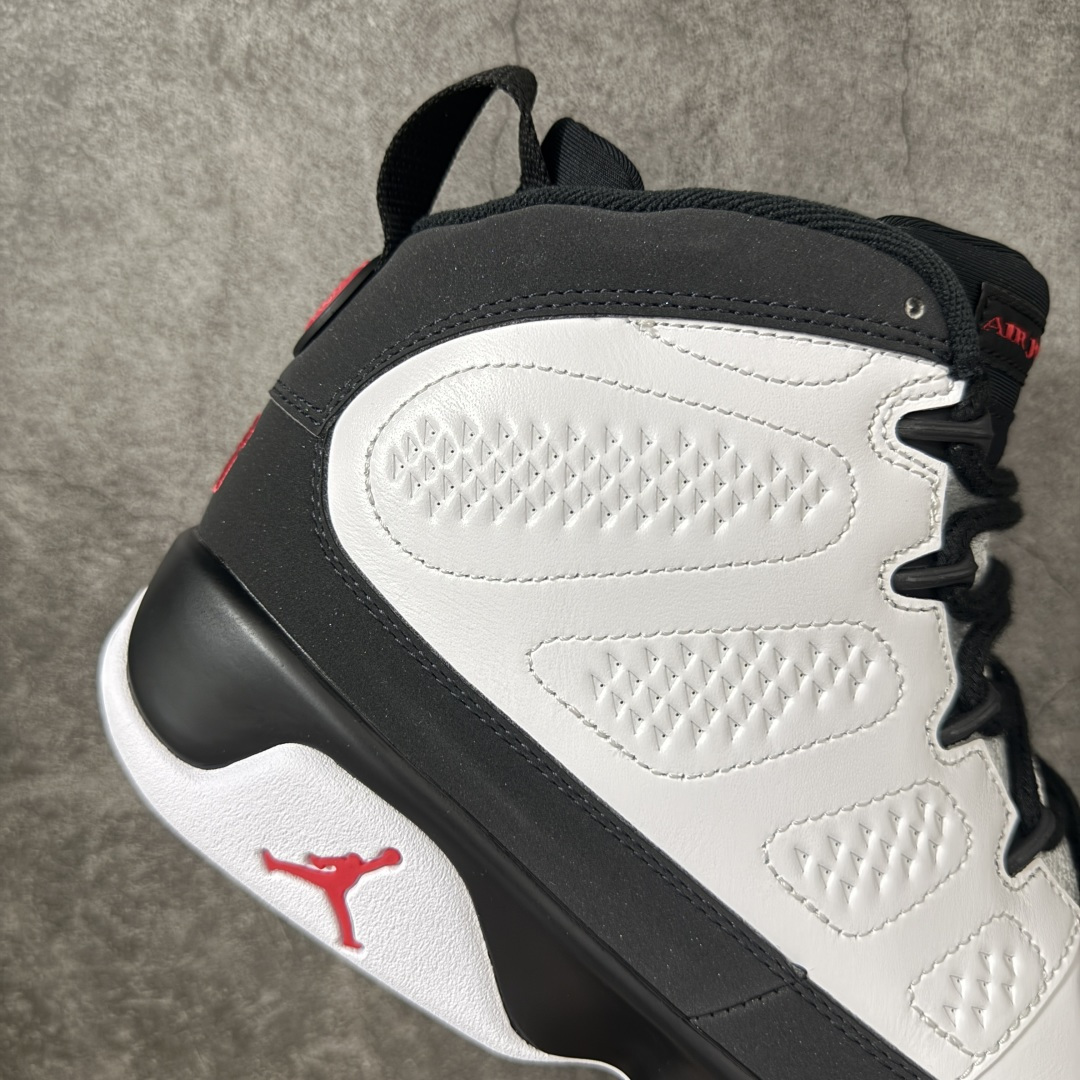图片[7]-【GX纯原】Air Jordan AJ9 Retro OG 白黑 IX6179-100 高端零售特供批次 产品品控稳定性领先行业 各方面均可对飙L版 良心定价不杀猪 SZ原厂全套原楦原纸板冲刀磨具开发 原厂皮料加持 原厂港宝加持定型后跟R度完美 同源原厂电绣 飞翼针数密度立体效果一致 百分百一致原鞋 原厂拉帮工艺 针距密度一致 后跟弧度收口自然不对折 极致一眼正品既视感 进口玻璃冲刀皮料裁剪零毛边 全鞋电脑针车工艺 品控清洁度最高QC检验标准 免检产品 原厂订购鞋盒、鞋标、防尘纸、鞋撑、鞋带 追求极致的原厂味道 尺码：40 40.5 41 42 42.5 43 44 44.5 45 46 47.5-选品中心