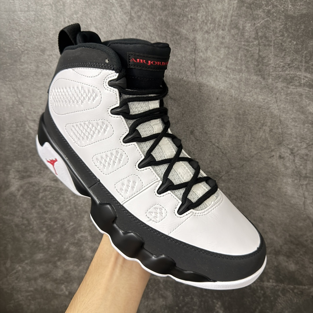 图片[3]-【GX纯原】Air Jordan AJ9 Retro OG 白黑 IX6179-100 高端零售特供批次 产品品控稳定性领先行业 各方面均可对飙L版 良心定价不杀猪 SZ原厂全套原楦原纸板冲刀磨具开发 原厂皮料加持 原厂港宝加持定型后跟R度完美 同源原厂电绣 飞翼针数密度立体效果一致 百分百一致原鞋 原厂拉帮工艺 针距密度一致 后跟弧度收口自然不对折 极致一眼正品既视感 进口玻璃冲刀皮料裁剪零毛边 全鞋电脑针车工艺 品控清洁度最高QC检验标准 免检产品 原厂订购鞋盒、鞋标、防尘纸、鞋撑、鞋带 追求极致的原厂味道 尺码：40 40.5 41 42 42.5 43 44 44.5 45 46 47.5-选品中心