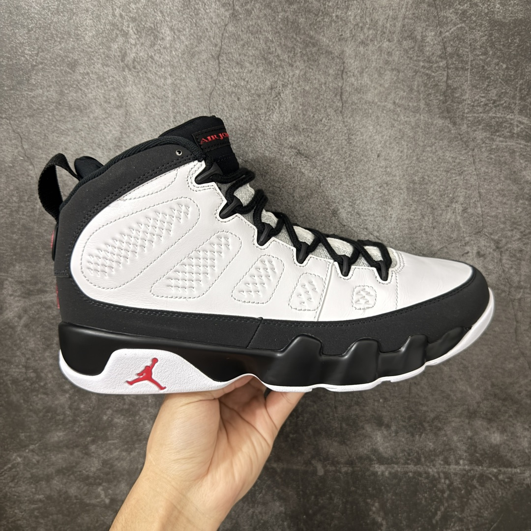【GX纯原】Air Jordan AJ9 Retro OG 白黑 IX6179-100 高端零售特供批次 产品品控稳定性领先行业 各方面均可对飙L版 良心定价不杀猪 SZ原厂全套原楦原纸板冲刀磨具开发 原厂皮料加持 原厂港宝加持定型后跟R度完美 同源原厂电绣 飞翼针数密度立体效果一致 百分百一致原鞋 原厂拉帮工艺 针距密度一致 后跟弧度收口自然不对折 极致一眼正品既视感 进口玻璃冲刀皮料裁剪零毛边 全鞋电脑针车工艺 品控清洁度最高QC检验标准 免检产品 原厂订购鞋盒、鞋标、防尘纸、鞋撑、鞋带 追求极致的原厂味道 尺码：40 40.5 41 42 42.5 43 44 44.5 45 46 47.5-选品中心