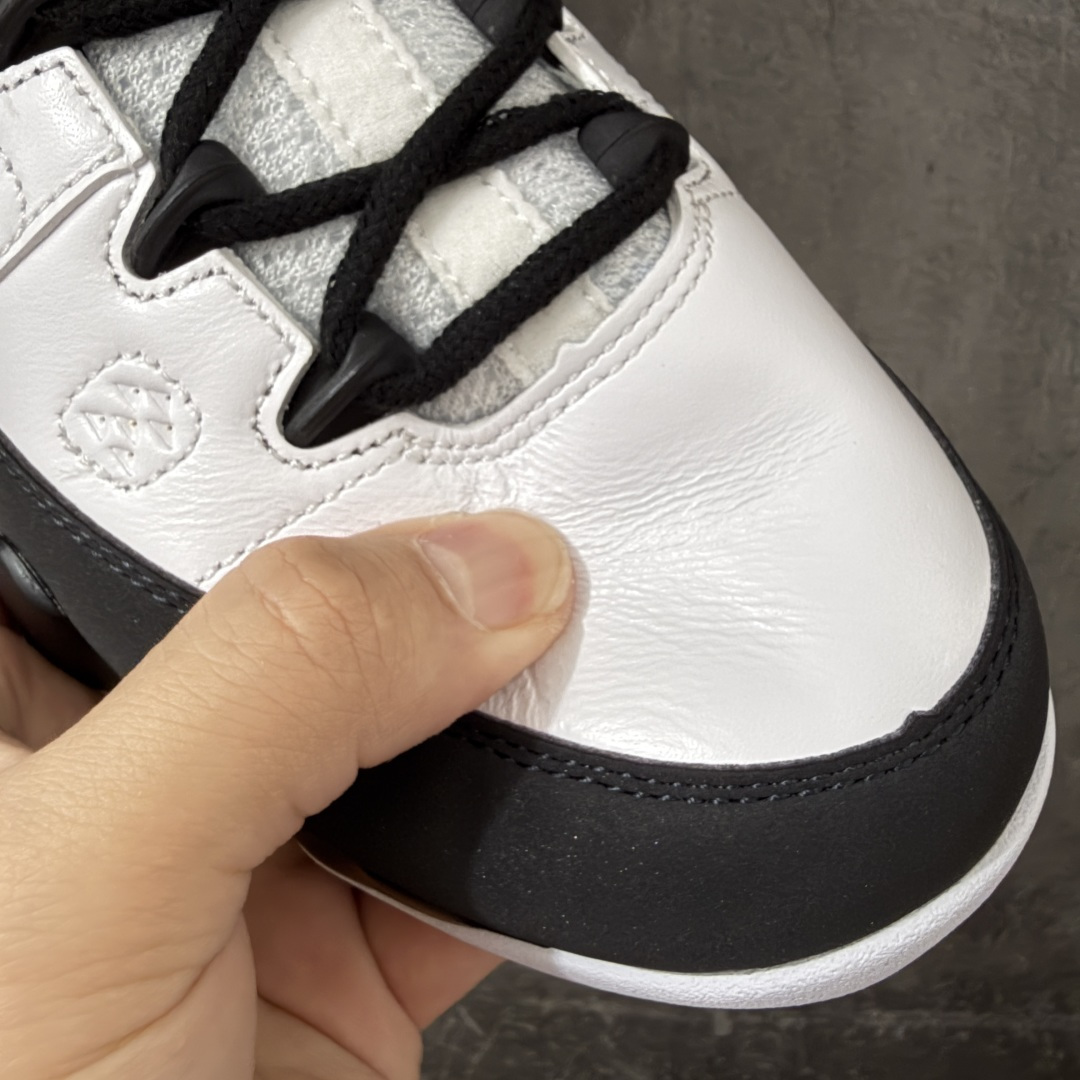 图片[5]-【XP纯原】Air Jordan AJ9 Retro OG 白黑 IX6179-100 高端零售特供批次 产品品控稳定性领先行业 各方面均可对飙L版 良心定价不杀猪 SZ原厂全套原楦原纸板冲刀磨具开发 原厂皮料加持 原厂港宝加持定型后跟R度完美 同源原厂电绣 飞翼针数密度立体效果一致 百分百一致原鞋 原厂拉帮工艺 针距密度一致 后跟弧度收口自然不对折 极致一眼正品既视感 进口玻璃冲刀皮料裁剪零毛边 全鞋电脑针车工艺 品控清洁度最高QC检验标准 免检产品 原厂订购鞋盒、鞋标、防尘纸、鞋撑、鞋带 追求极致的原厂味道 尺码：40 40.5 41 42 42.5 43 44 44.5 45 46 47.5-选品中心
