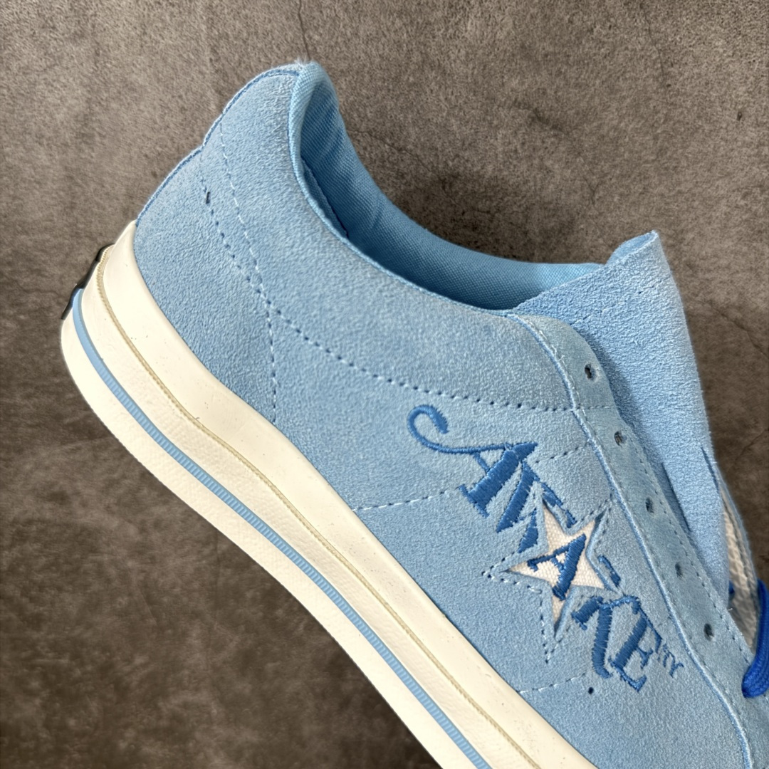 图片[7]-【公司级】Awake NY x Converse One Star Pro 匡威首度联手街头品牌 Awake NY，将纽约精神与朋克灵感融入到 One Star Pro中——这是近年来与纽约街头文化圈链接的经典之作。延续One Star坚持自我的精神，此次带来充满个性的三款不同配色的翻毛皮One Star Pro，搭配刺绣点缀的Awake NY标志性logo，加载经典One Star的设计细节与滑板鞋性能。 货号：A07642C 尺码：35 36 36.5 37 37.5 38 39 39.5 40 41 41.5 42 42.5 43 44-选品中心