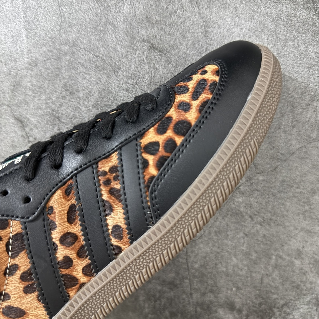 图片[6]-【纯原真马毛】adidas originals SAMBA OG “Leopard Print”舒适百搭薄底 耐磨 低帮 板鞋 男女同款 棕黑豹纹 低帮舒适百搭德训休闲鞋 纯原品质 市面第一梯队德训大厂出品 全新高端零售平台专供品质 全鞋身采用头层皮 真马毛材质 私模大底 非市面公底 区别市场通货 货号：JI2735 尺码：36 36.5 37 38 38.5 39 40 40.5 41 42 42.5 43 44 44.5 45-选品中心