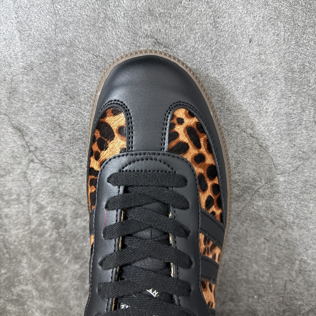图片[5]-【纯原真马毛】adidas originals SAMBA OG “Leopard Print”舒适百搭薄底 耐磨 低帮 板鞋 男女同款 棕黑豹纹 低帮舒适百搭德训休闲鞋 纯原品质 市面第一梯队德训大厂出品 全新高端零售平台专供品质 全鞋身采用头层皮 真马毛材质 私模大底 非市面公底 区别市场通货 货号：JI2735 尺码：36 36.5 37 38 38.5 39 40 40.5 41 42 42.5 43 44 44.5 45-选品中心