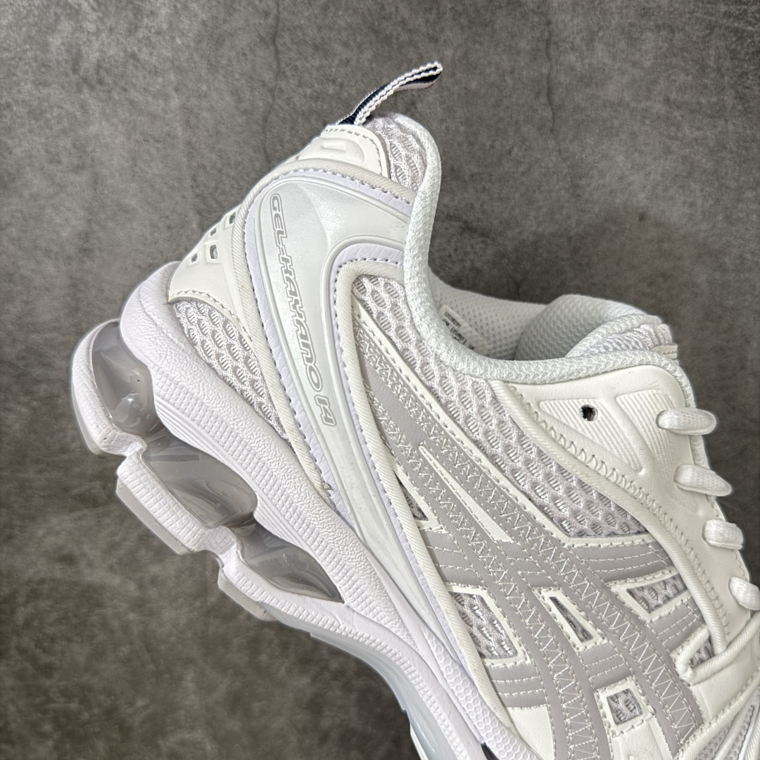 图片[7]-【纯原版本】TB x Kayano 14 联名 ASICS x Thom Browne x GEL-KAYANO 14 亚瑟士系列复古舒适织物合成革减震防滑耐磨低帮休闲跑步鞋 全新顶级纯原版本 原版采购1比1开发 配件齐 原装纸板楦头 独家私模五层组合大底 原厂定制缓震硅胶加持 原盒原配 官方四联吊牌 一比一同步原鞋工艺和用料 鞋面原厂“三明治”多层网布 区别其他同价版本 鞋垫采用原厂OrthoLite欧索莱材质 非普通海玻璃鞋垫 后跟一样采用了GEL缓震胶 整体系列设计非常的科技感 锻炼跑步的同时让你一样时尚百搭 尺码：36 37 37.5 38 39 39.5 40 40.5 41.5 42 42.5 43.5 44 44.5 45 46 47-选品中心