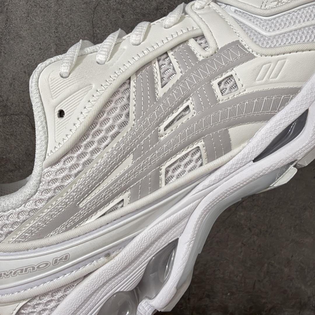 图片[4]-【纯原版本】TB x Kayano 14 联名 ASICS x Thom Browne x GEL-KAYANO 14 亚瑟士系列复古舒适织物合成革减震防滑耐磨低帮休闲跑步鞋 全新顶级纯原版本 原版采购1比1开发 配件齐 原装纸板楦头 独家私模五层组合大底 原厂定制缓震硅胶加持 原盒原配 官方四联吊牌 一比一同步原鞋工艺和用料 鞋面原厂“三明治”多层网布 区别其他同价版本 鞋垫采用原厂OrthoLite欧索莱材质 非普通海玻璃鞋垫 后跟一样采用了GEL缓震胶 整体系列设计非常的科技感 锻炼跑步的同时让你一样时尚百搭 尺码：36 37 37.5 38 39 39.5 40 40.5 41.5 42 42.5 43.5 44 44.5 45 46 47-选品中心
