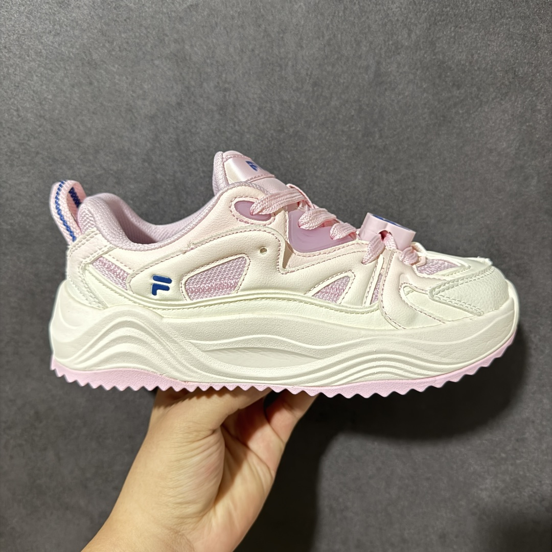 FILA FUSION斐乐潮牌 TARANTO 旋律鞋 织物合成革 TELLA 泰拉鞋圆头舒适 低帮 板鞋 女 货号: 