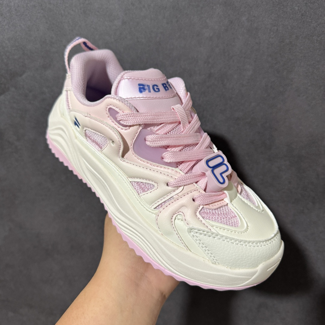 FILA FUSION斐乐潮牌 TARANTO 旋律鞋 织物合成革 TELLA 泰拉鞋圆头舒适 低帮 板鞋 女 货号: 
