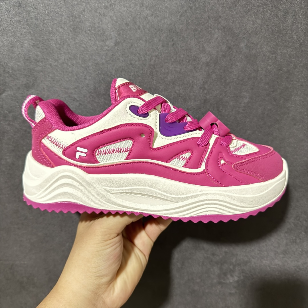 FILA FUSION斐乐潮牌 TARANTO 旋律鞋 织物合成革 TELLA 泰拉鞋圆头舒适 低帮 板鞋 女 货号: 