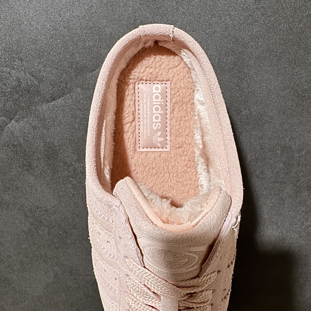 Adidas CAMPUS 00s WTR LO W 阿迪系列面包风经典复古低帮百搭休闲半拖 货号：JR3238加绒 尺