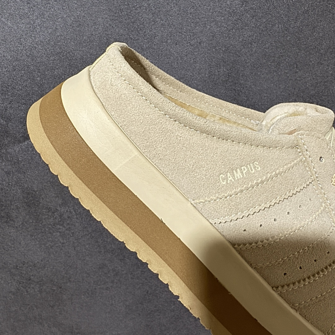 Adidas CAMPUS 00s WTR LO W 阿迪系列面包风经典复古低帮百搭休闲半拖 货号：JR3732 尺码：