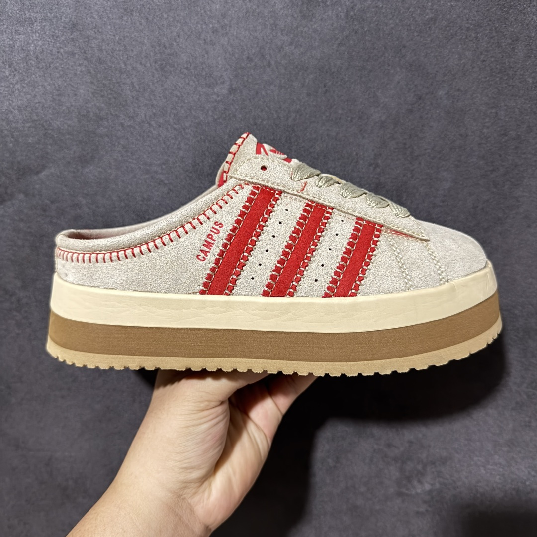 Adidas CAMPUS 00s WTR LO W 阿迪系列面包风经典复古低帮百搭休闲半拖 货号：IH1812 尺码：