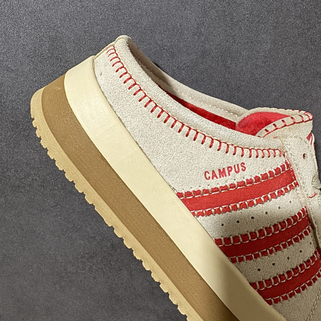Adidas CAMPUS 00s WTR LO W 阿迪系列面包风经典复古低帮百搭休闲半拖 货号：IH1812 尺码：
