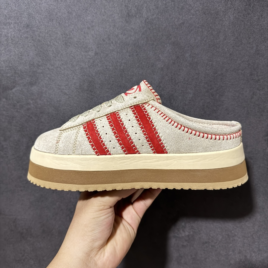 Adidas CAMPUS 00s WTR LO W 阿迪系列面包风经典复古低帮百搭休闲半拖 货号：IH1812 尺码：