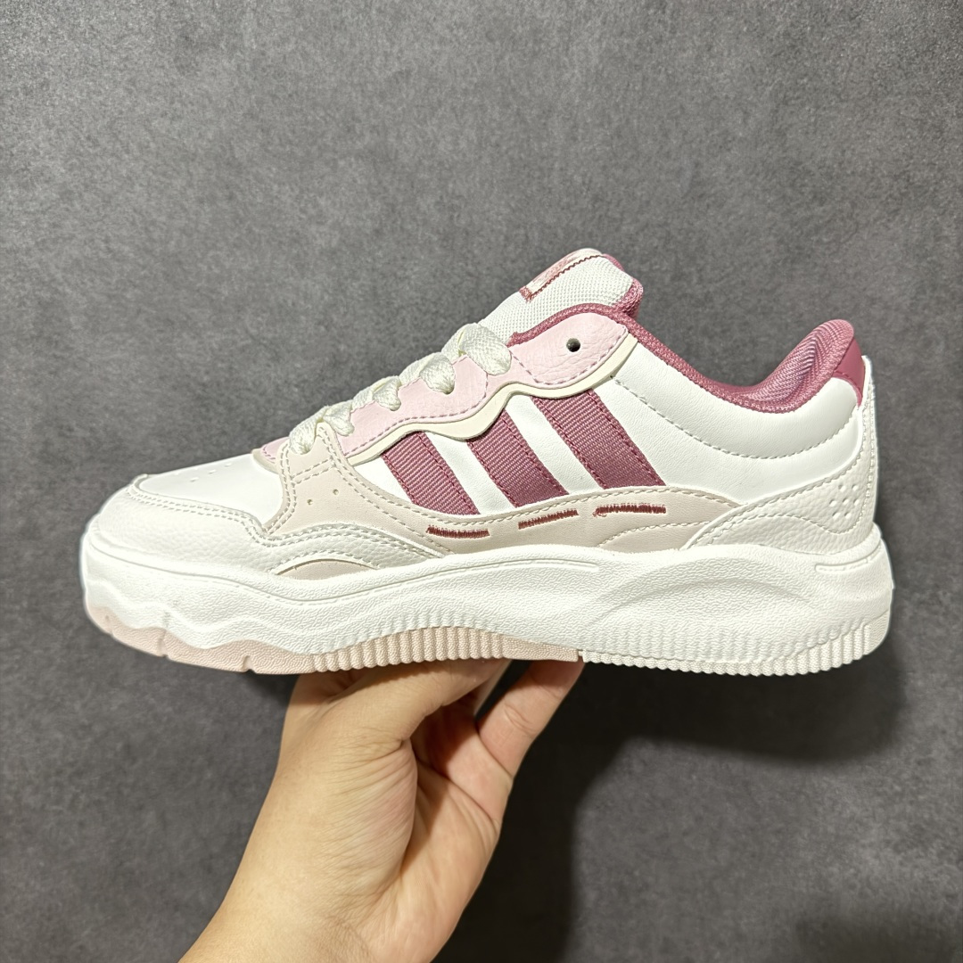阿迪达斯 adidas LITE SHUFFLE 复合材质 舒适贴合系带 板鞋 货号：KH9028 Size：36-45