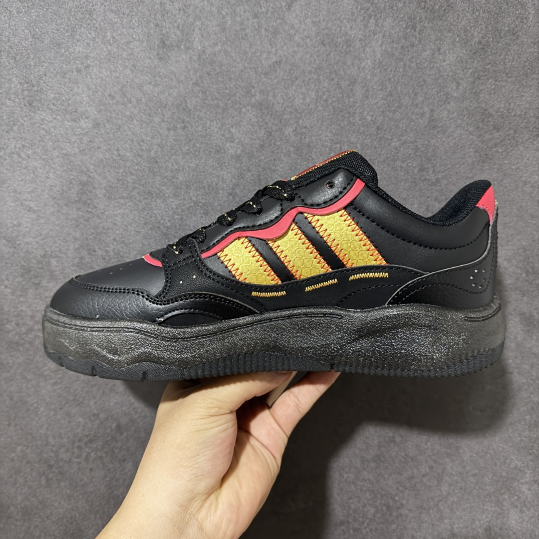 阿迪达斯 adidas LITE SHUFFLE 复合材质 舒适贴合系带 板鞋 货号：KH9025 Size：36-45