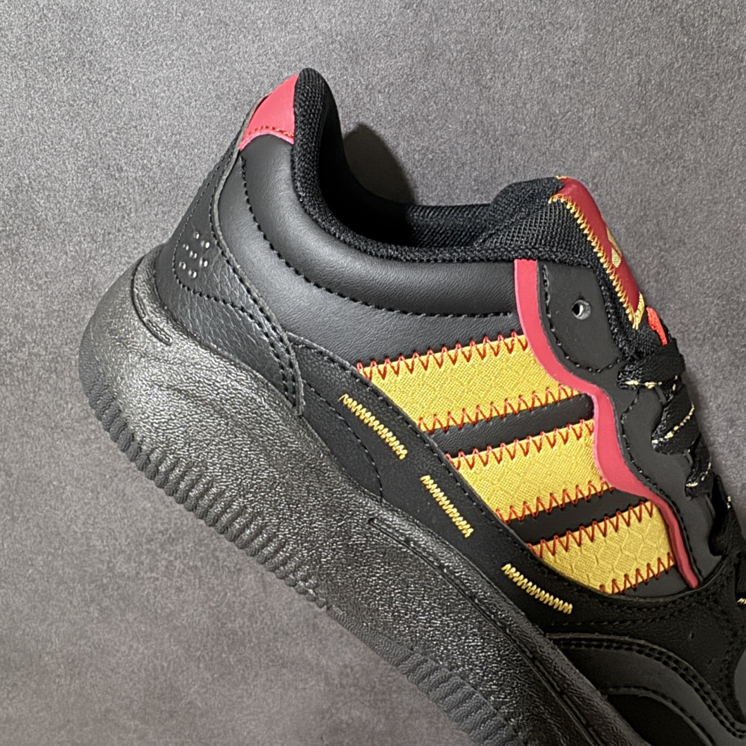 阿迪达斯 adidas LITE SHUFFLE 复合材质 舒适贴合系带 板鞋 货号：KH9025 Size：36-45