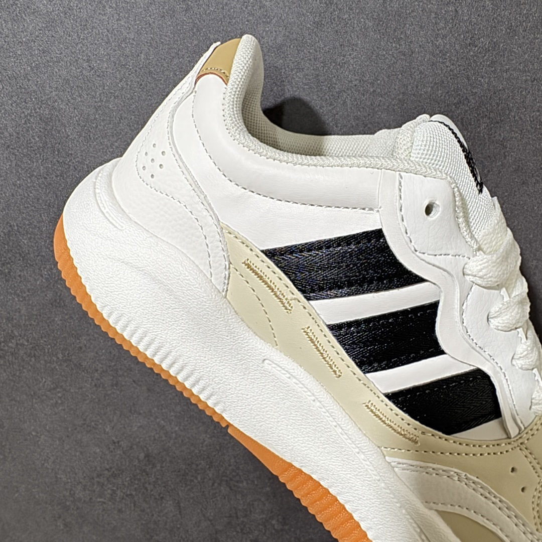 阿迪达斯 adidas LITE SHUFFLE 复合材质 舒适贴合系带 板鞋 货号：KI1858 Size：36-45