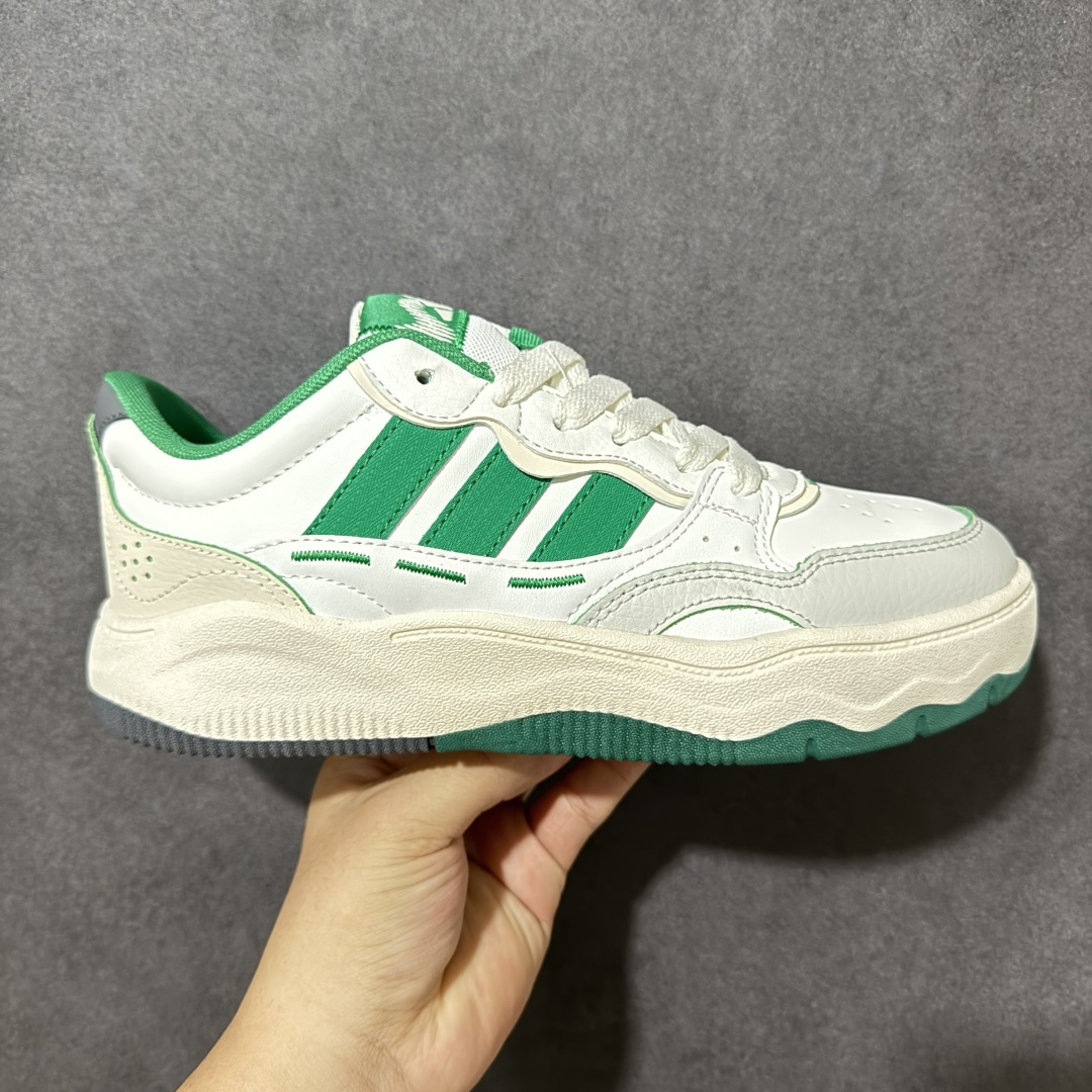阿迪达斯 adidas LITE SHUFFLE 复合材质 舒适贴合系带 板鞋 货号：KH9024 Size：36-45