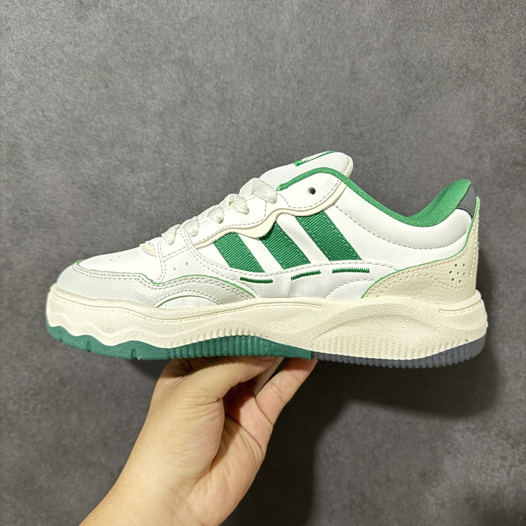阿迪达斯 adidas LITE SHUFFLE 复合材质 舒适贴合系带 板鞋 货号：KH9024 Size：36-45