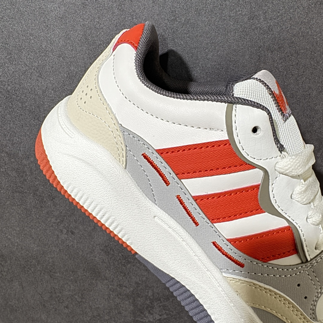 阿迪达斯 adidas LITE SHUFFLE 复合材质 舒适贴合系带 板鞋 货号：KH9027 Size：36-45