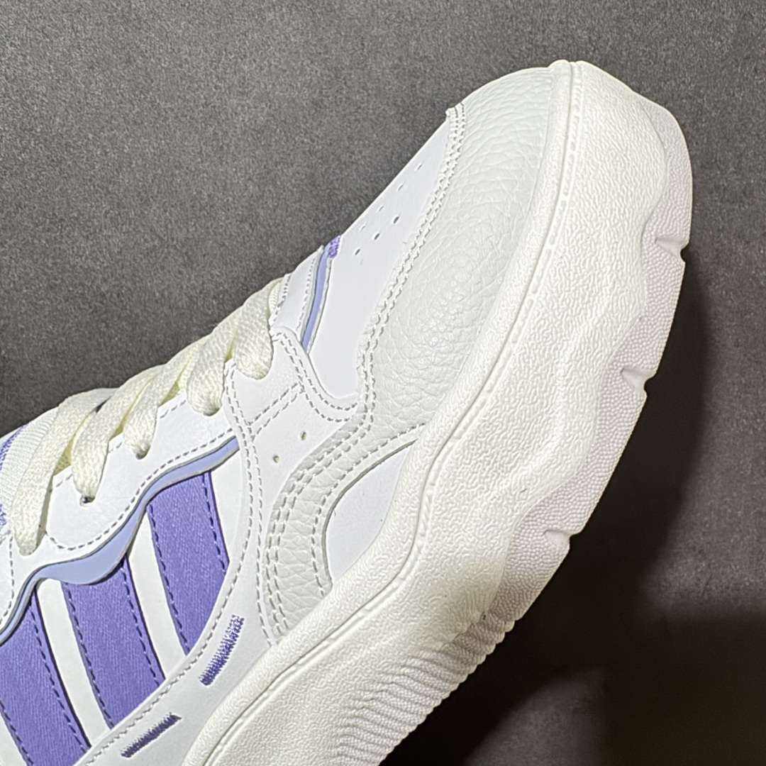 阿迪达斯 adidas LITE SHUFFLE 复合材质 舒适贴合系带 板鞋 货号：KH9026 Size：36-45