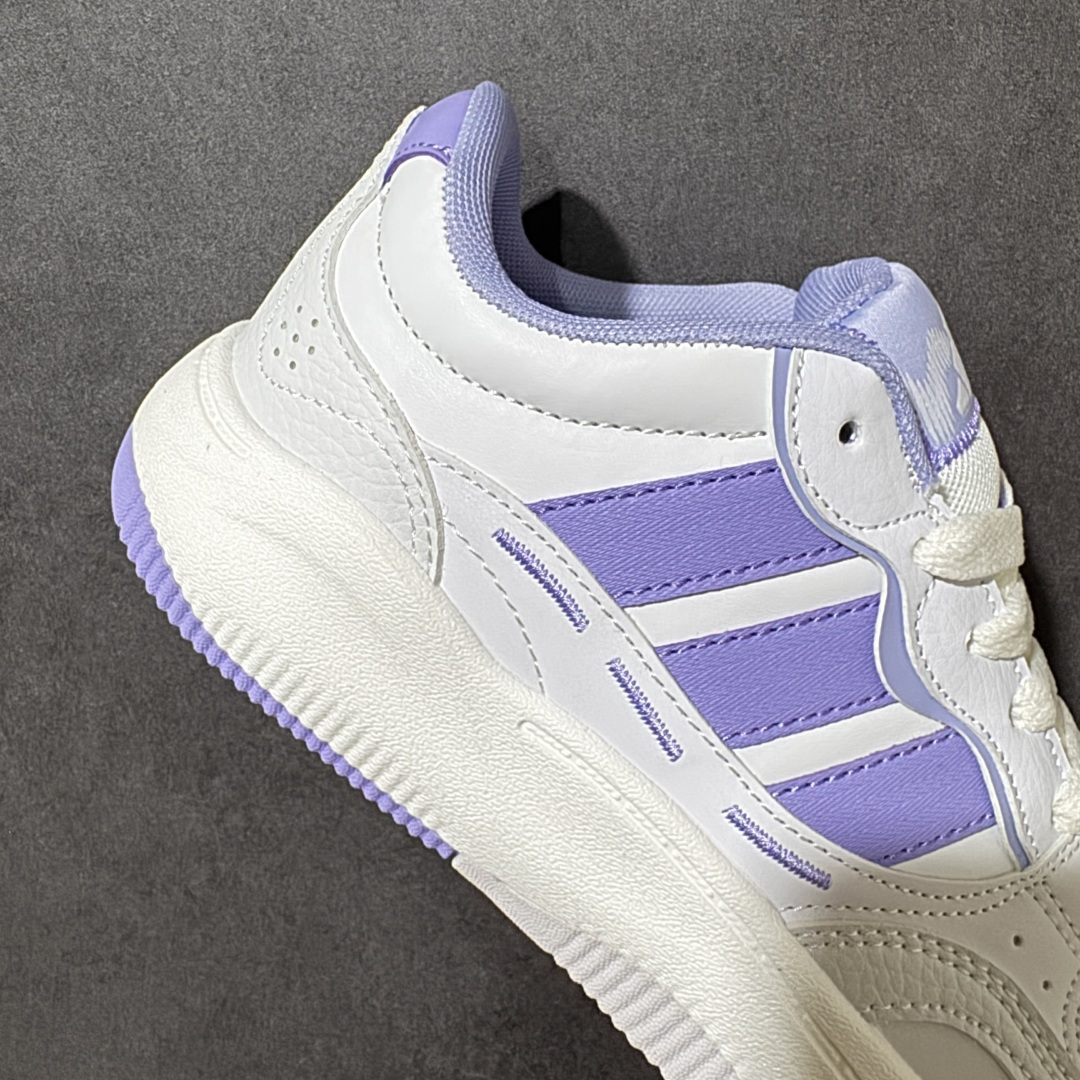 阿迪达斯 adidas LITE SHUFFLE 复合材质 舒适贴合系带 板鞋 货号：KH9026 Size：36-45