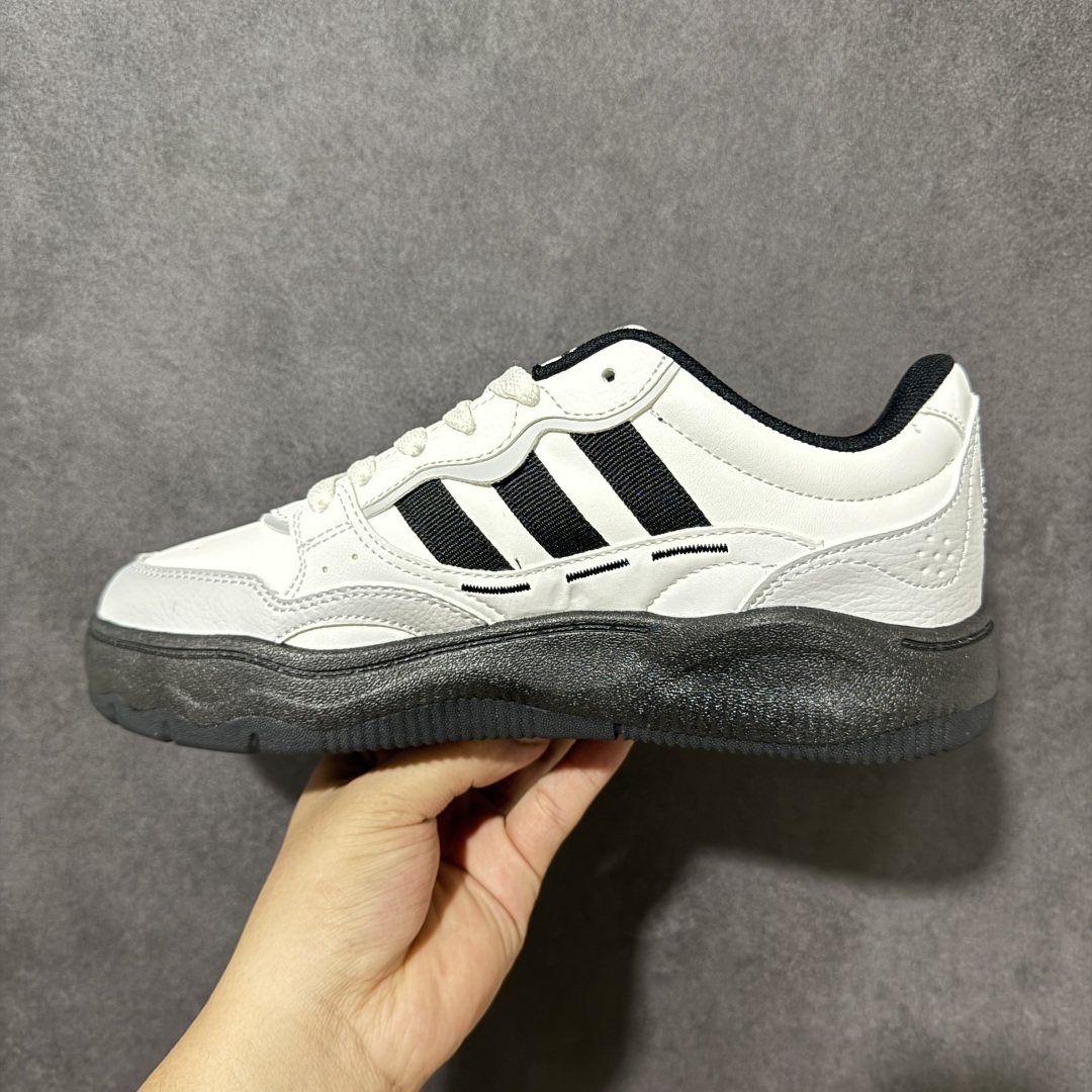 阿迪达斯 adidas LITE SHUFFLE 复合材质 舒适贴合系带 板鞋 货号：KH9022 Size：36-45