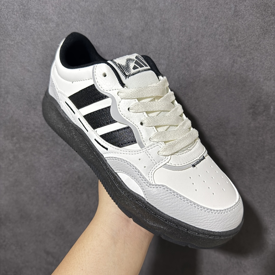 阿迪达斯 adidas LITE SHUFFLE 复合材质 舒适贴合系带 板鞋 货号：KH9022 Size：36-45
