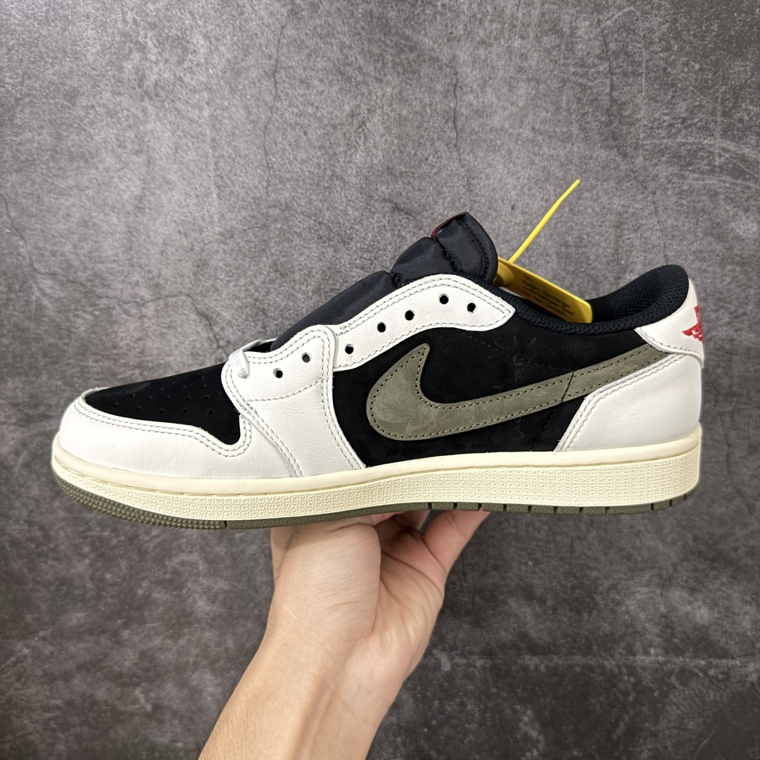 Travis Scott x Air Jordan AJ1 Low OG SPTS联名白黑绿倒钩低帮 DZ4137-10 Travis Scott x Air Jordan AJ1 Low OG SPTS联名白黑绿倒钩低帮 DZ4137-10