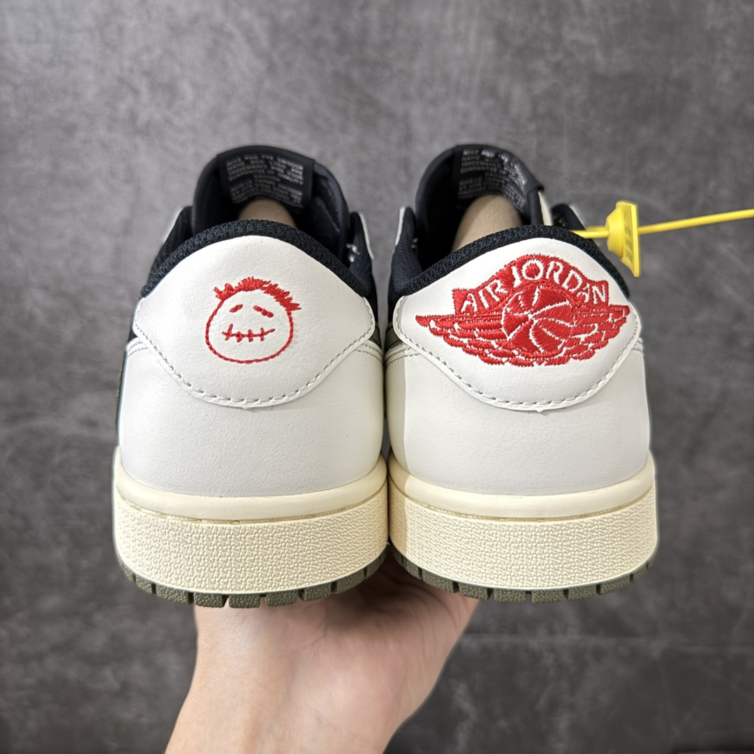 Travis Scott x Air Jordan AJ1 Low OG SPTS联名白黑绿倒钩低帮 DZ4137-10 Travis Scott x Air Jordan AJ1 Low OG SPTS联名白黑绿倒钩低帮 DZ4137-10