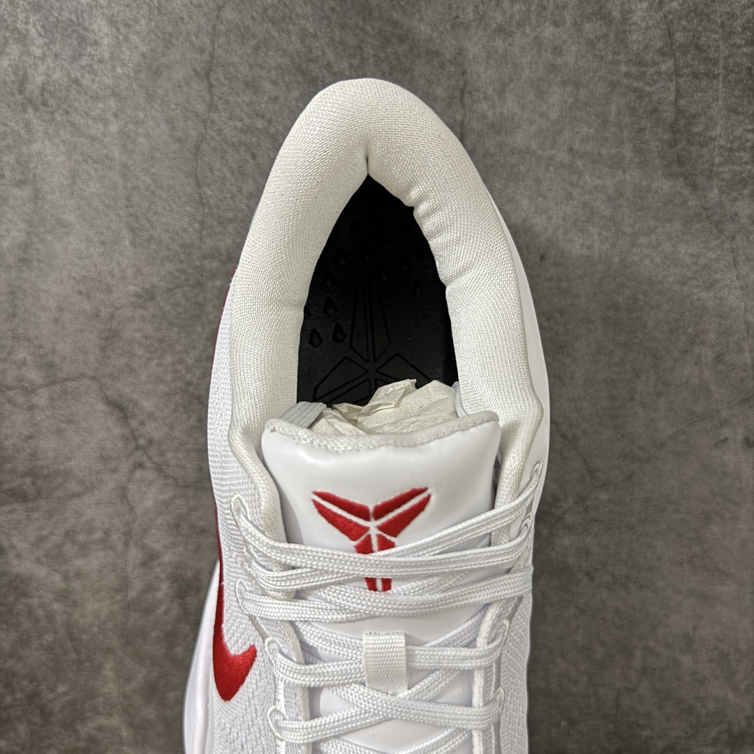 NK Zoom Kobe Ⅷ System 科比8代复刻实战运动低帮文化篮球鞋 白红HM6469-101 完美复刻公司货