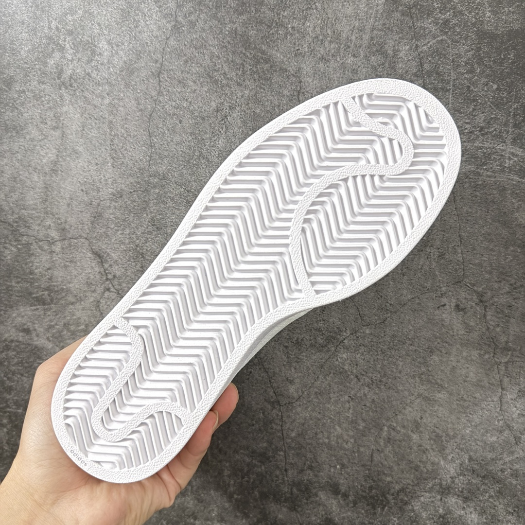 AD Superstar 2 Slip-On Shoes 贝壳头交叉绑带一脚蹬板鞋 KH8209 独家控货 平台正单 全