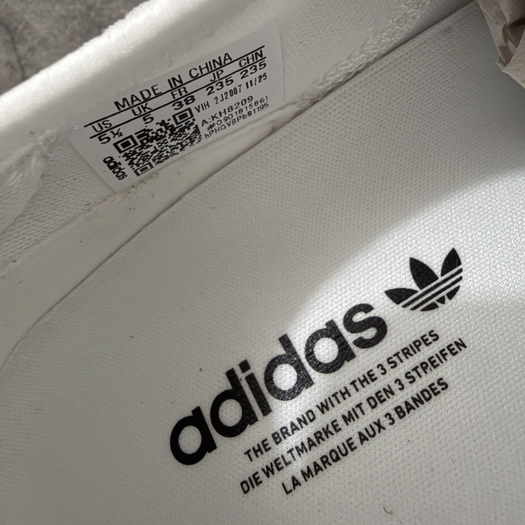 AD Superstar 2 Slip-On Shoes 贝壳头交叉绑带一脚蹬板鞋 KH8209 独家控货 平台正单 全