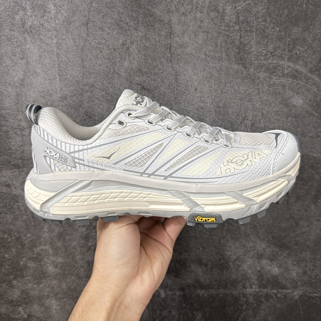 HOKA ONE ONE Mafate Speed 2 Low 玛法特2代系列低帮轻量户外越野休闲运动慢跑鞋 正确组合底