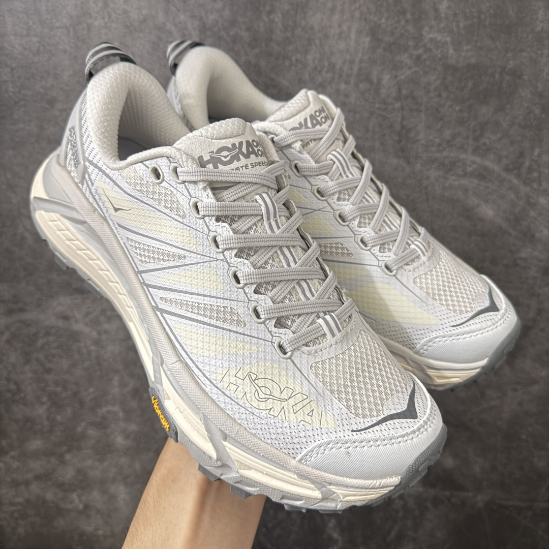 HOKA ONE ONE Mafate Speed 2 Low 玛法特2代系列低帮轻量户外越野休闲运动慢跑鞋 正确组合底