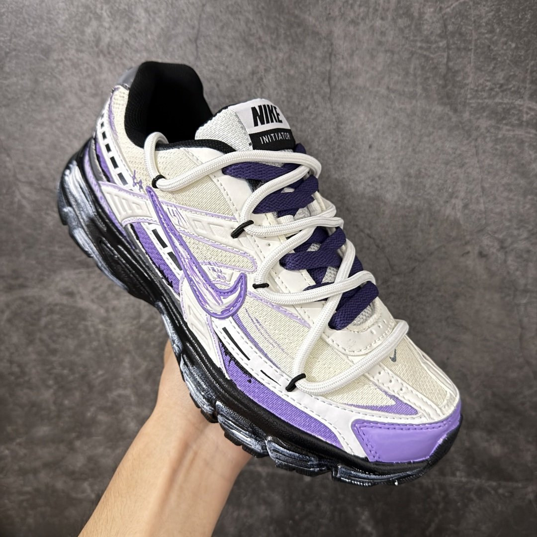 NIKE INITIATOR 创始者系列复古休闲运动舒适跑鞋 此款为人工手绘定制图案 原版基于Nike Initiato
