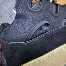 Lanvin Leather Curb Sneakers 浪凡面包鞋 现货 原版1:1开模重工艺制作 面料采用进口牛磨砂 Lanvin Leather Curb Sneakers 浪凡面包鞋 现货 原版1:1开模重工艺制作 面料采用进口牛磨砂