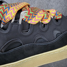 Lanvin Leather Curb Sneakers 浪凡面包鞋 现货 原版1:1开模重工艺制作 面料采用进口牛磨砂 Lanvin Leather Curb Sneakers 浪凡面包鞋 现货 原版1:1开模重工艺制作 面料采用进口牛磨砂