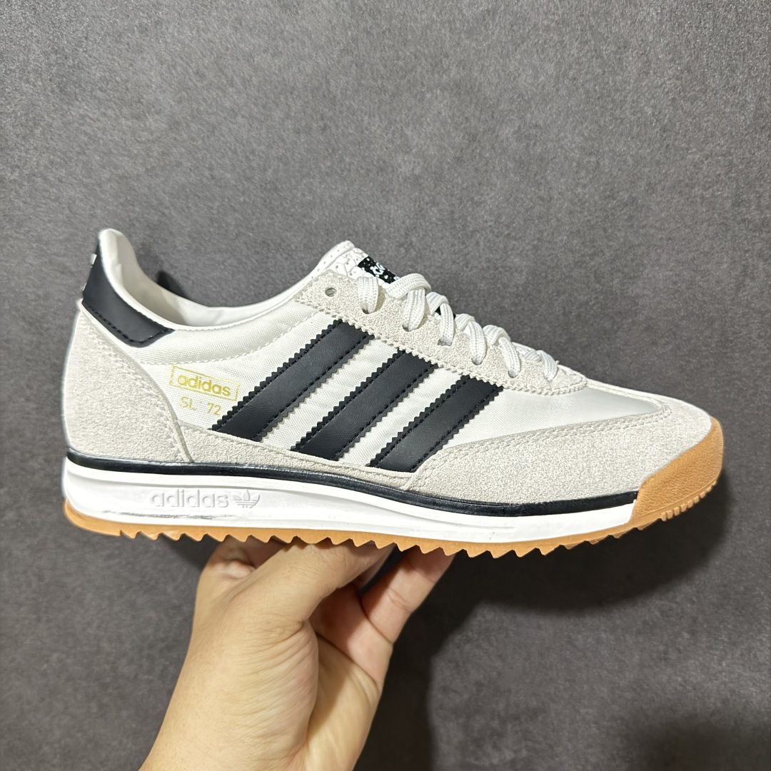 AD Originals SL 72 RS 休闲防滑耐磨低帮板鞋 经典低帮设计和橡胶外底，采用舒爽尼龙鞋面，绒面革饰面和