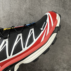 OG版 SALOMON萨洛蒙 XT-6 GTX黑红 舒适百搭 户外越野耐磨包裹性支撑 男女同款低帮跑步鞋 真防水版 OG版 SALOMON萨洛蒙 XT-6 GTX黑红 舒适百搭 户外越野耐磨包裹性支撑 男女同款低帮跑步鞋 真防水版