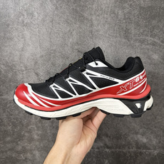 OG版 SALOMON萨洛蒙 XT-6 GTX黑红 舒适百搭 户外越野耐磨包裹性支撑 男女同款低帮跑步鞋 真防水版 OG版 SALOMON萨洛蒙 XT-6 GTX黑红 舒适百搭 户外越野耐磨包裹性支撑 男女同款低帮跑步鞋 真防水版